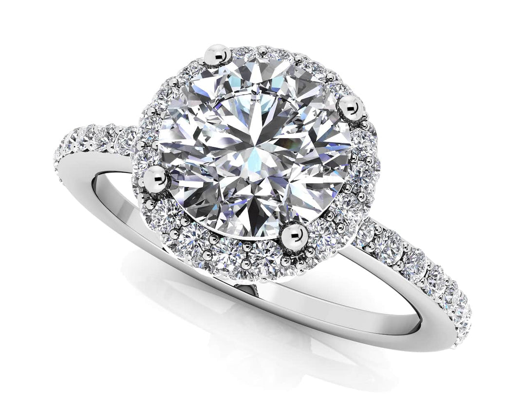 Round Ring with Halo