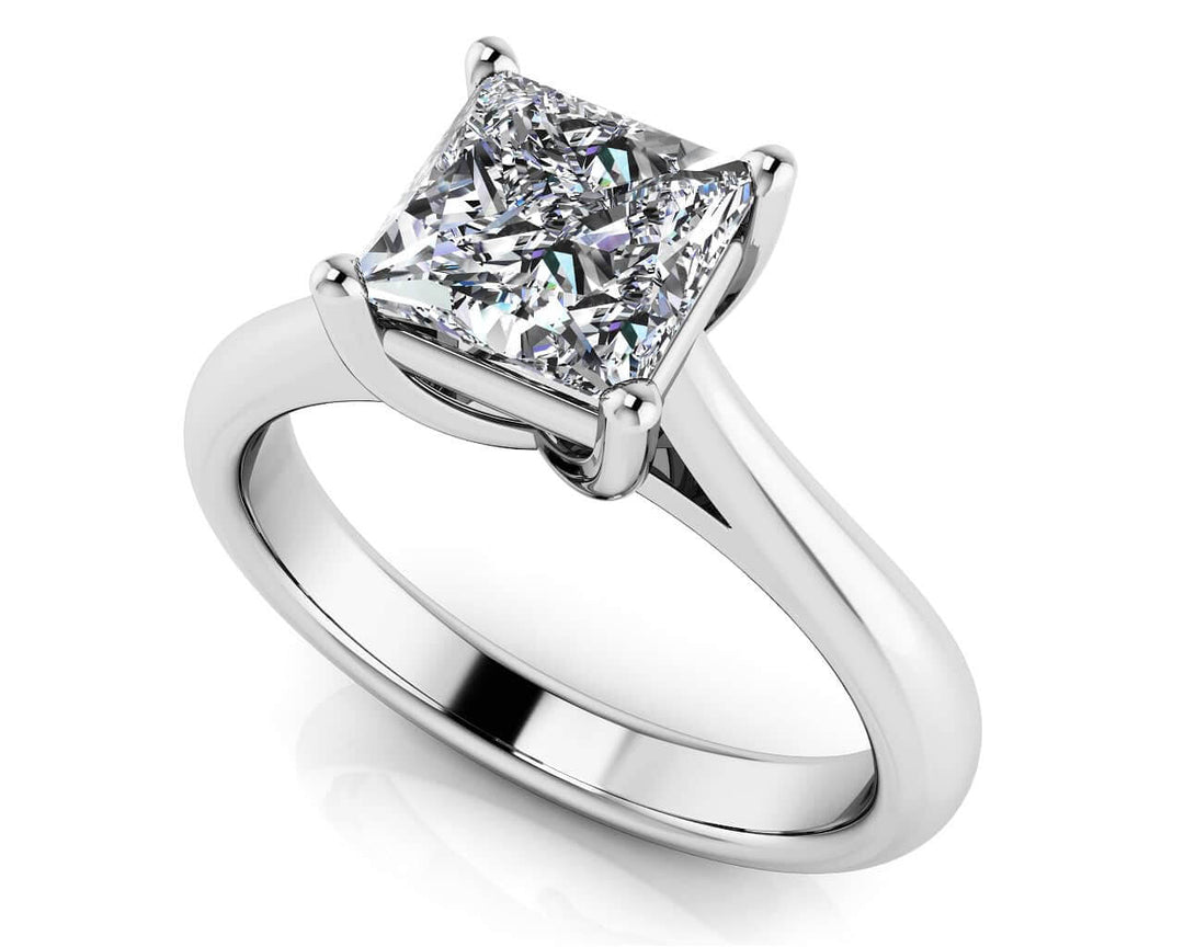 Princess Solitaire Engagement Ring