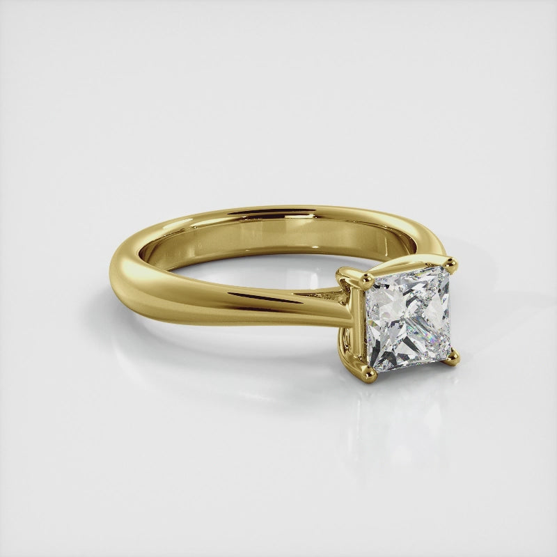 Princess Solitaire Engagement Ring