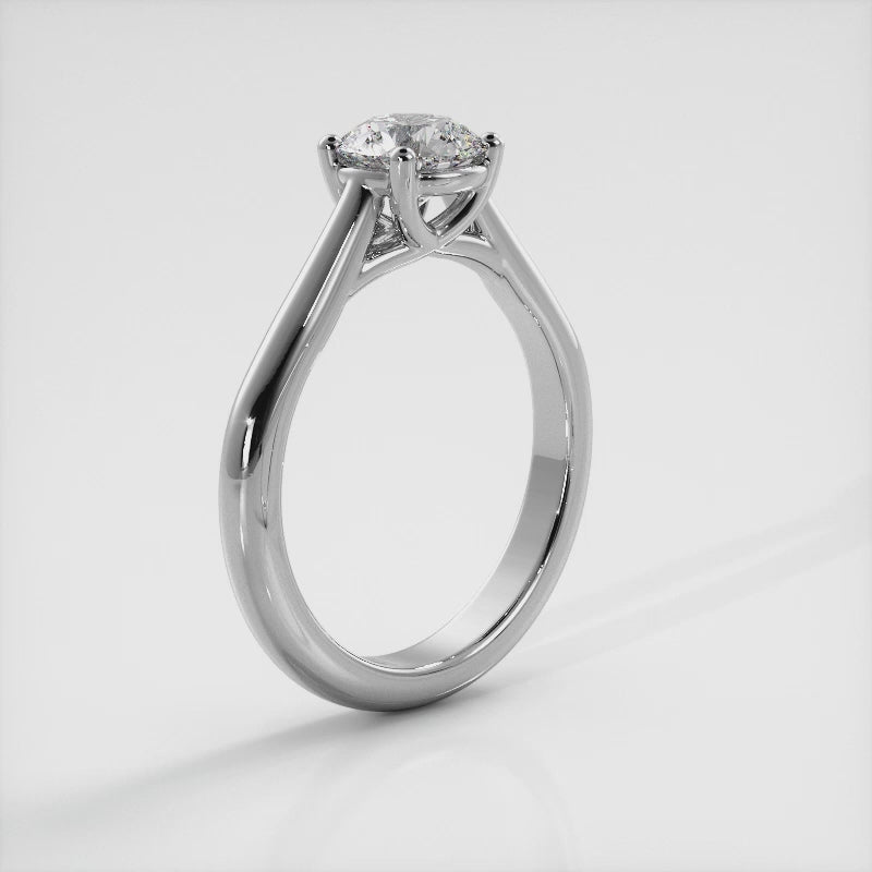 Brilliant Solitaire Engagement Ring Set