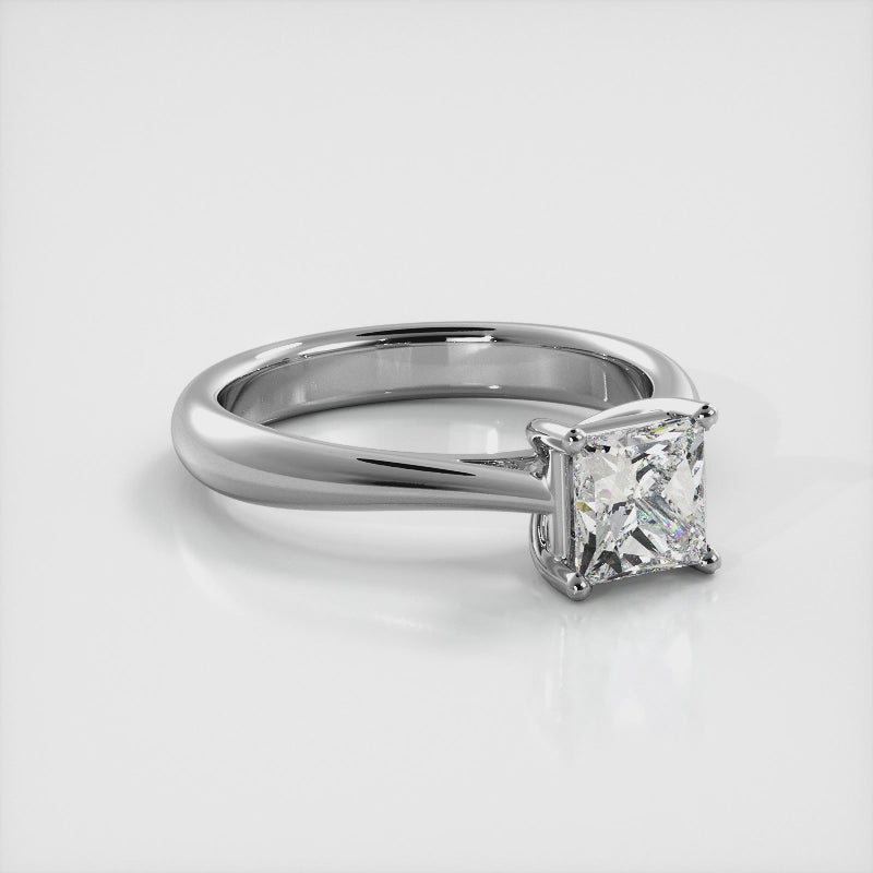 Princess Solitaire Engagement Ring